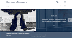 Desktop Screenshot of hengeler.com